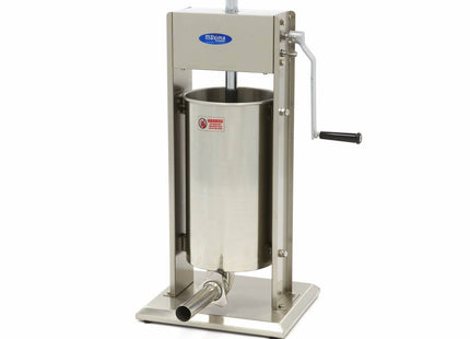 Machine à Saucisses - 15L - Verticale - avec 4 Tubes de Remplissage