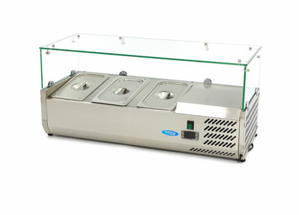 Réfrigérateur de préparation à poser - 95 cm - Pour 3 x 1/3 GN