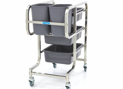 Cleaning Trolley - incl 5 Bins