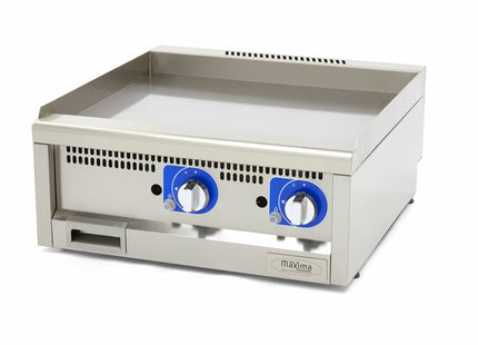 Plaque de cuisson de qualité commerciale - Lisse - Unité double - Profondeur 60 cm - Gaz