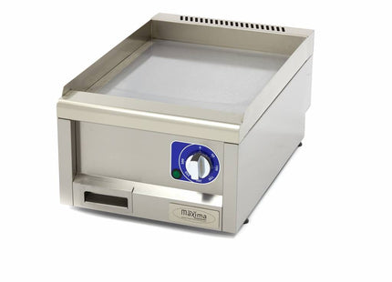 Plancha de Qualité Commerciale - Lisse - Unité Unique - 60cm de Profondeur - Électrique