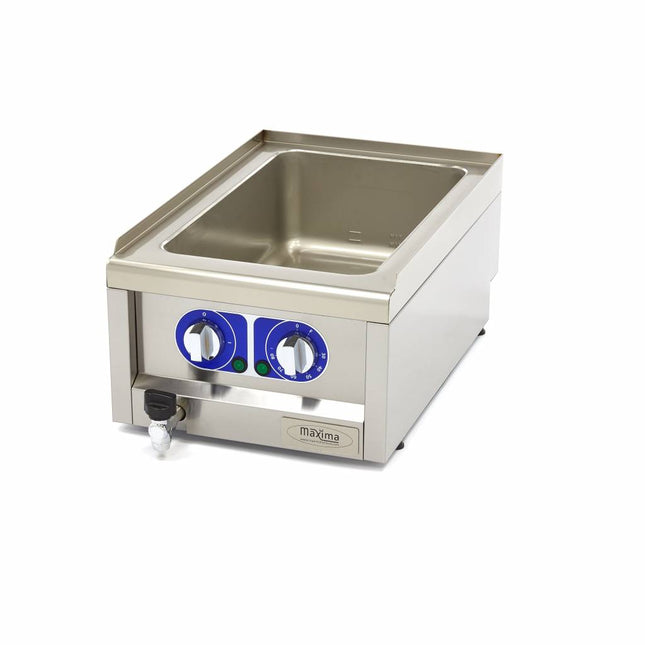 Bain Marie - Enkeltenhet - 60cm - med avløpskran - Elektrisk