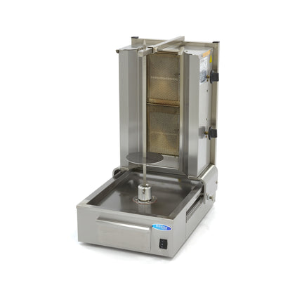 Kebab Grill - 2 Feux - 20kg Viande - Gaz