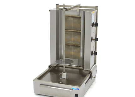 Kebab Grill - 3 brændere - 40 kg kød - gas