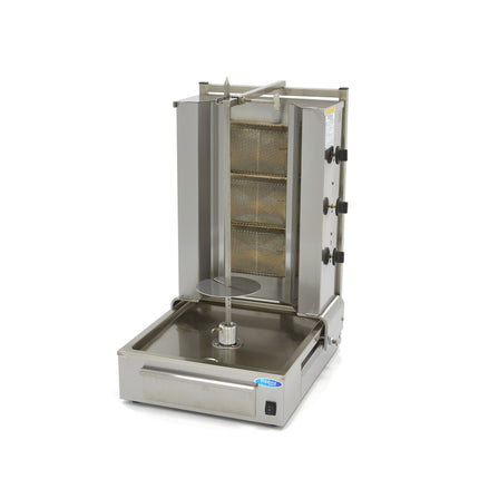 Kebab-Grill – 3 Brenner – 40 kg Fleisch – Gas
