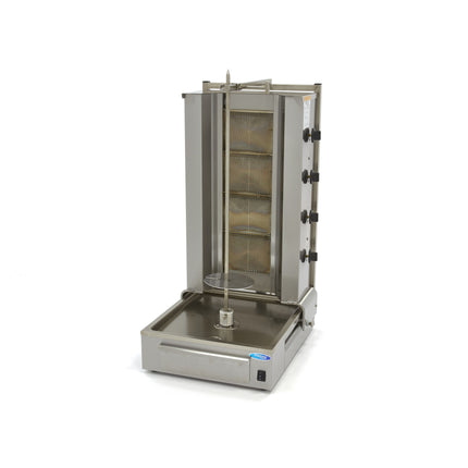 Kebab-Grill – 4 Brenner – 70 kg Fleisch – Gas