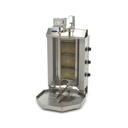 Kebab-Grill – 3 Brenner – 30 kg Fleisch – Gas