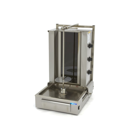 Kebab Grill - 3 Feux - 40kg Viande - Électrique
