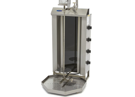 Kebab Grill - 4 Burners - 50kg Meat - Electric
