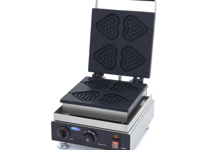 Waffle Maker - 4 Pieces - Hearts on Sticks