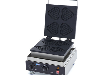 Waffle Maker - 4 Pieces - Hearts on Sticks