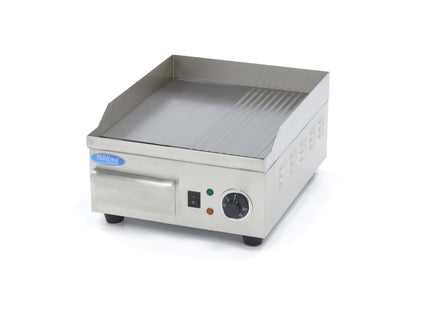 Griddle - Half Grooved - 36cm - incl Drip Tray