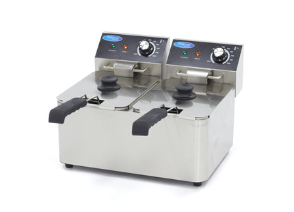 Deep Fryer - 2 x 4L - 2 Baskets - up to 1,5kg of Fries