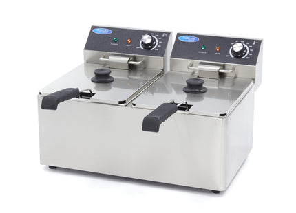 Deep Fryer - 2 x 8L - 2 Baskets - up to 2,8kg of Fries