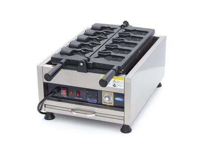 Waffle Maker - 5 Taiyaki / Fish Shapes - Rotatable - Digital