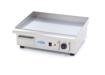 Griddle - Smooth Chrome - 55cm - incl Drip tray