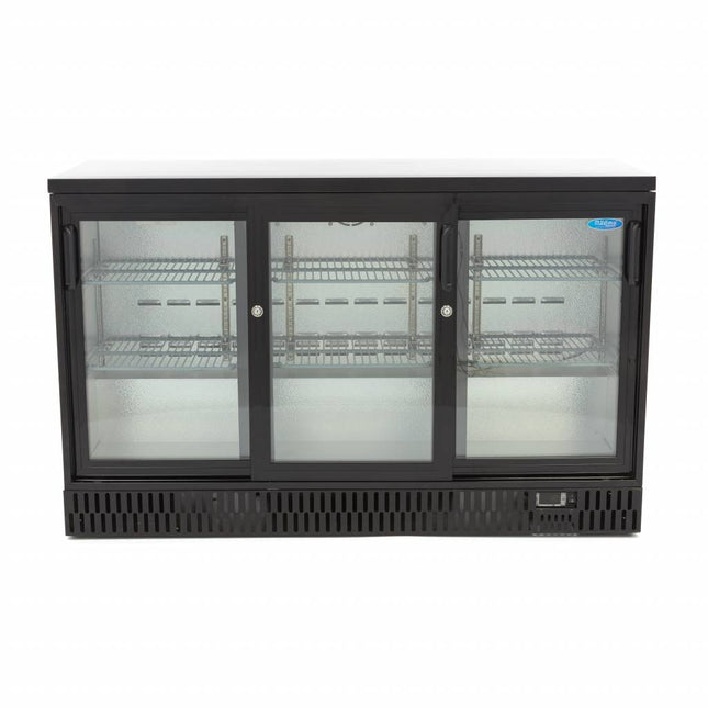 Drinks Fridge - 3 Sliding Doors - 6 Adjustable Shelves