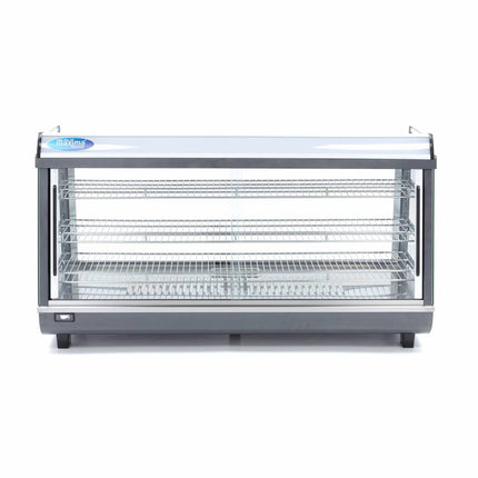 Uppvärmd matdisplay - 186L - 121,5cm - 3 hyllor