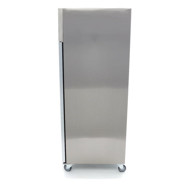 Gefrierschrank – 700 l – 3 verstellbare Regale (2/1 GN) – Edelstahl – mit Glastür