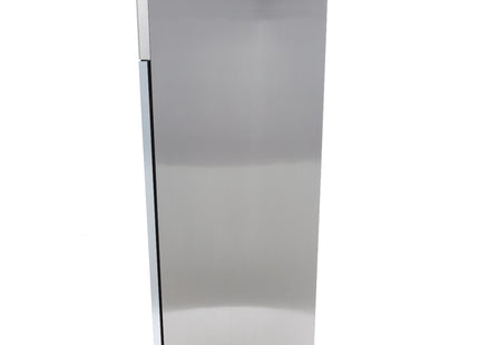 Frys - 1400L - 6 justerbara hyllor (2/1 GN) - Rostfritt stål - med glas Dörrar