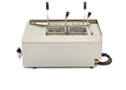 Pastakomfyr i kommersiell kvalitet - 15L - Enkel enhet - 60 cm dyp - Elektrisk