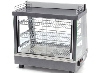 Podgrzewany ekspozytor na żywność - 96 l - 67,5 cm - 3 półki