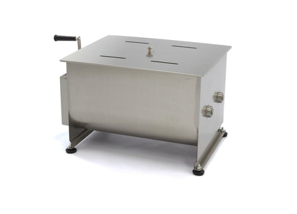Kjøttmikser - 50L - 43kg Kjøtt - Dobbelaksel - Manuell