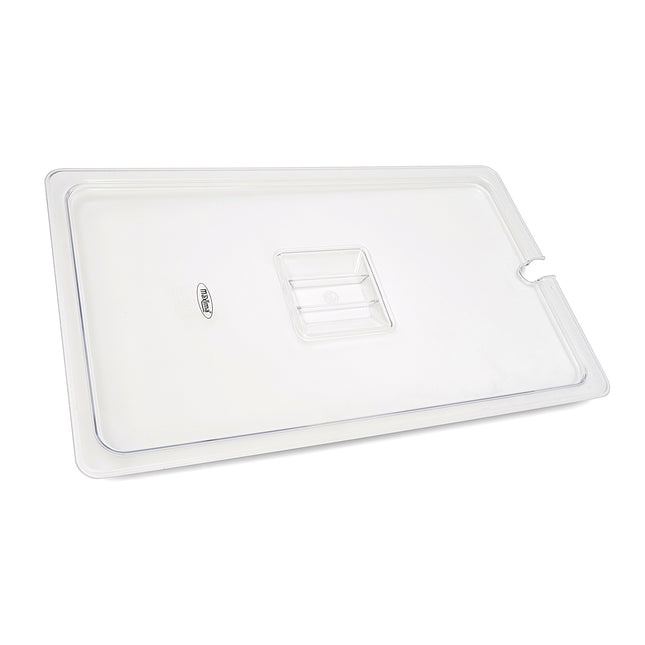 Gastronorm Lid - 1/1 GN - Polycarbonate - with Recess
