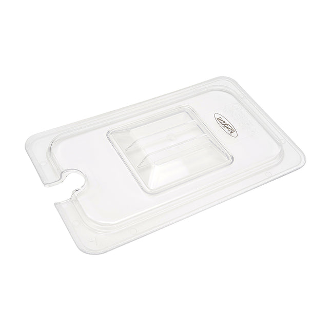 Gastronorm Lid - 1/4 GN - Polycarbonate - with Recess