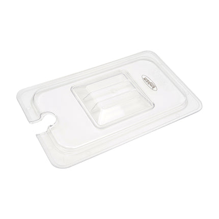 Couvercle Gastronorm - 1/6 GN - Polycarbonate - avec évidement