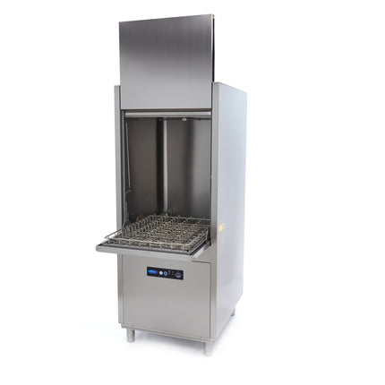 Lave-ustensiles - 60 x 76 cm - avec pompe à savon et rinçage - 400 V