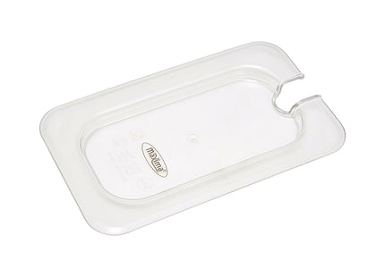 Gastronorm Lid - 1/9 GN - Polycarbonate - with Recess