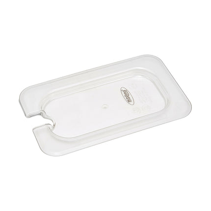 Couvercle Gastronorm - 1/9 GN - Polycarbonate - avec évidement