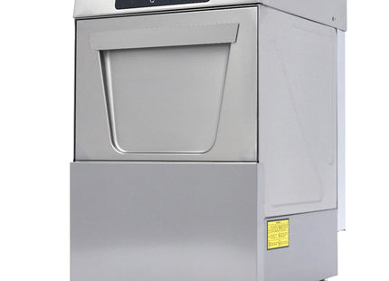 Glass Washer - 35 x 35cm - with Rinse Aid Pump - Digital Display - 230V
