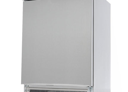 Fridge - 200L - 3 Adjustable Shelves - Stainless Steel