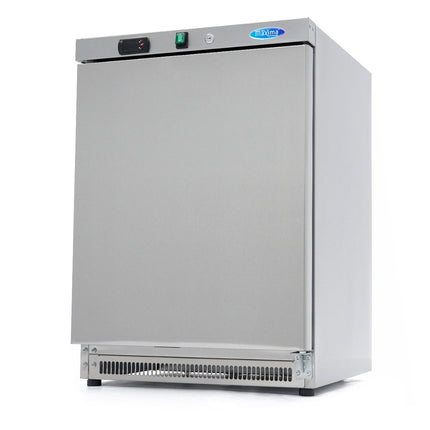 Fridge - 200L - 3 Adjustable Shelves - Stainless Steel