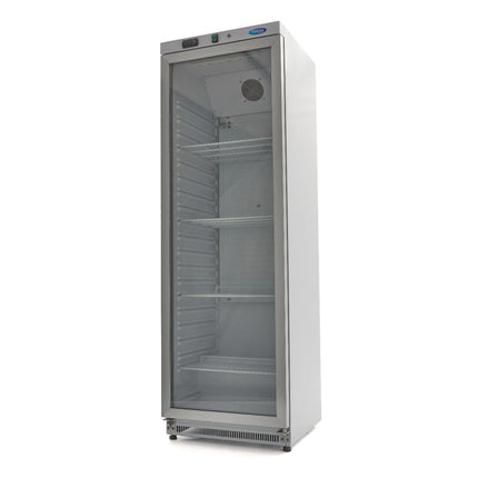 Koelkast - 400L - Wit - met Glazen Deur