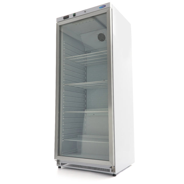 Kylskåp - 600L - Vit - med glas Dörr
