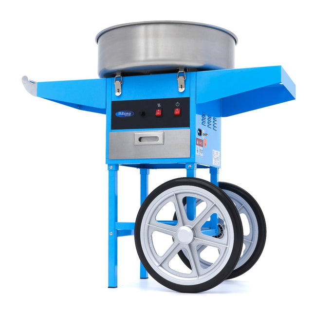 Candy Floss Machine – Ø 52cm – Blå – med vagn