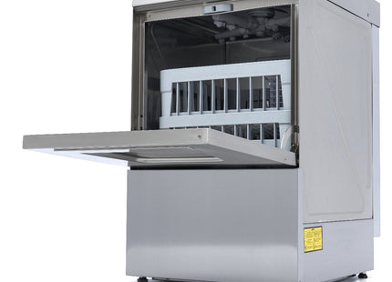 Undercounter Dishwasher - 40 x 40cm - with Drain, Rinse Aid and Soap Pump - Digital Display - 230V
