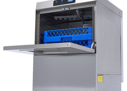 Undercounter Dishwasher - 50 x 50cm - with Rinse Aid Pump - Digital Display - 400V