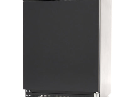 Fridge - 200L - 3 Adjustable Shelves - Black