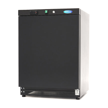 Fridge - 200L - 3 Adjustable Shelves - Black