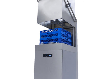 Pass Through Dishwasher - 50 x 50cm - With Rinse Aid and Soap Pumps - Digital Display - 400V