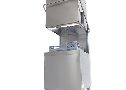 Pass Through Dishwasher - 50x60cm - With Rinse Aid and Soap Pumps - 400V