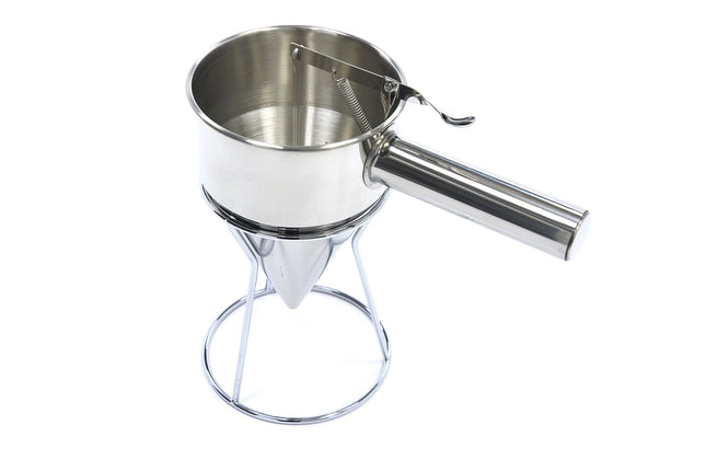 Batter Dispenser - 1,3L - Rustfritt stål - inkl. Doseringsknapp