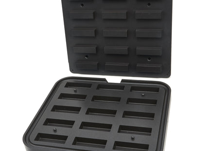 Forma na tartaletky - obdélník - 90x30/85x26 mm - 15 kusů