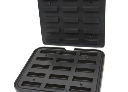 Tartlet Mould - Rectangle - 90x30/85x26 mm - 15 pieces