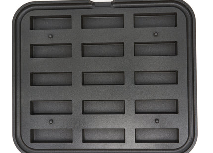 Forma na tartaletky - obdélník - 90x30/85x26 mm - 15 kusů