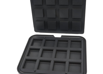 Taartvorm - Vierkant - 72/62 mm - 12 stuks